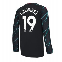 Camisa de time de futebol Manchester City Julian Alvarez #19 Replicas 3º Equipamento 2023-24 Manga Comprida